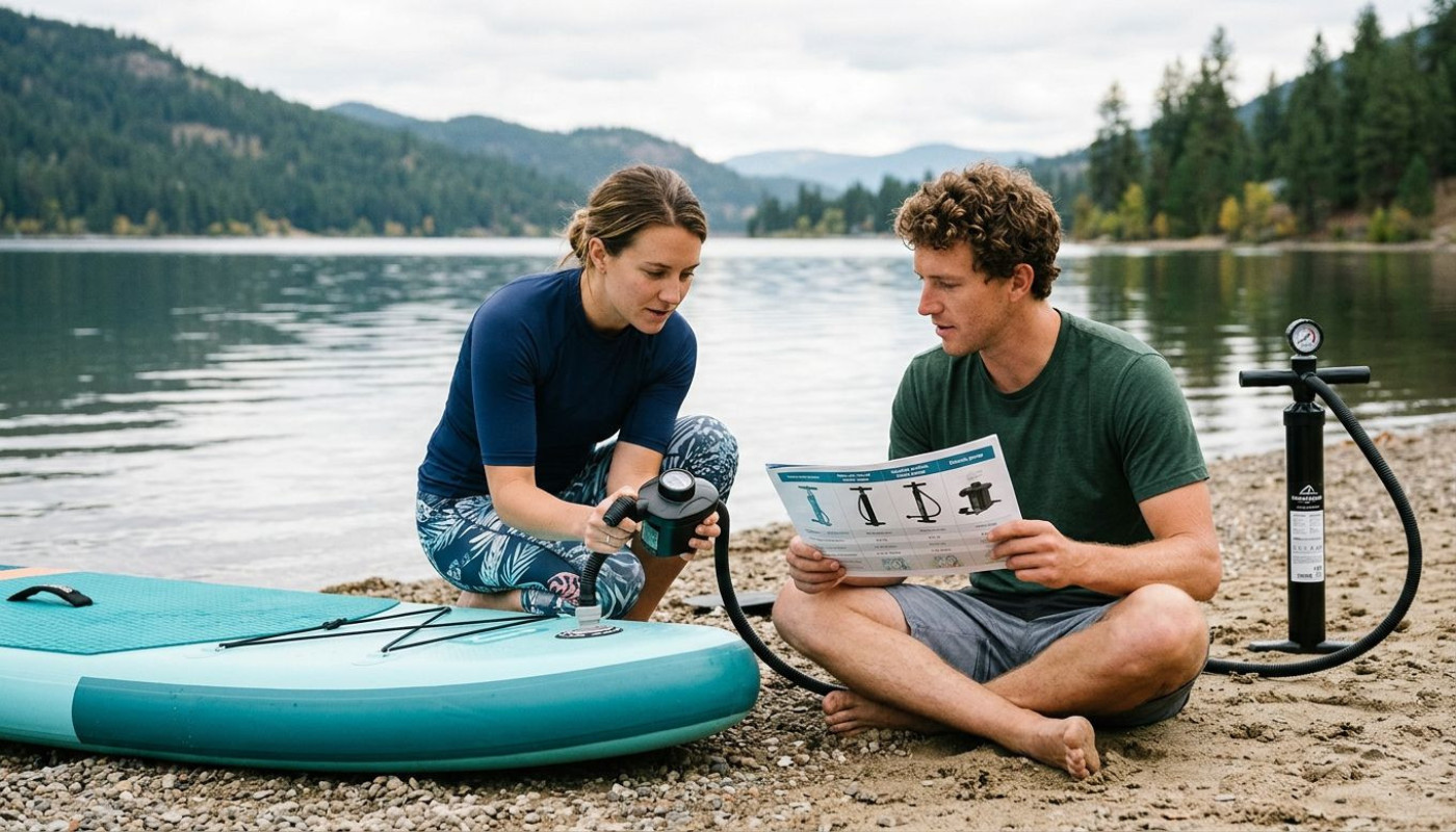 ¿Cómo elegir el inflador adecuado para tu tabla de paddle surf?